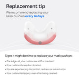 ResMed AirFit N30 matériau silicone durable – meilleure longévité