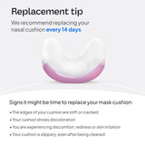 Utilisation nocturne douce avec AirFit N30