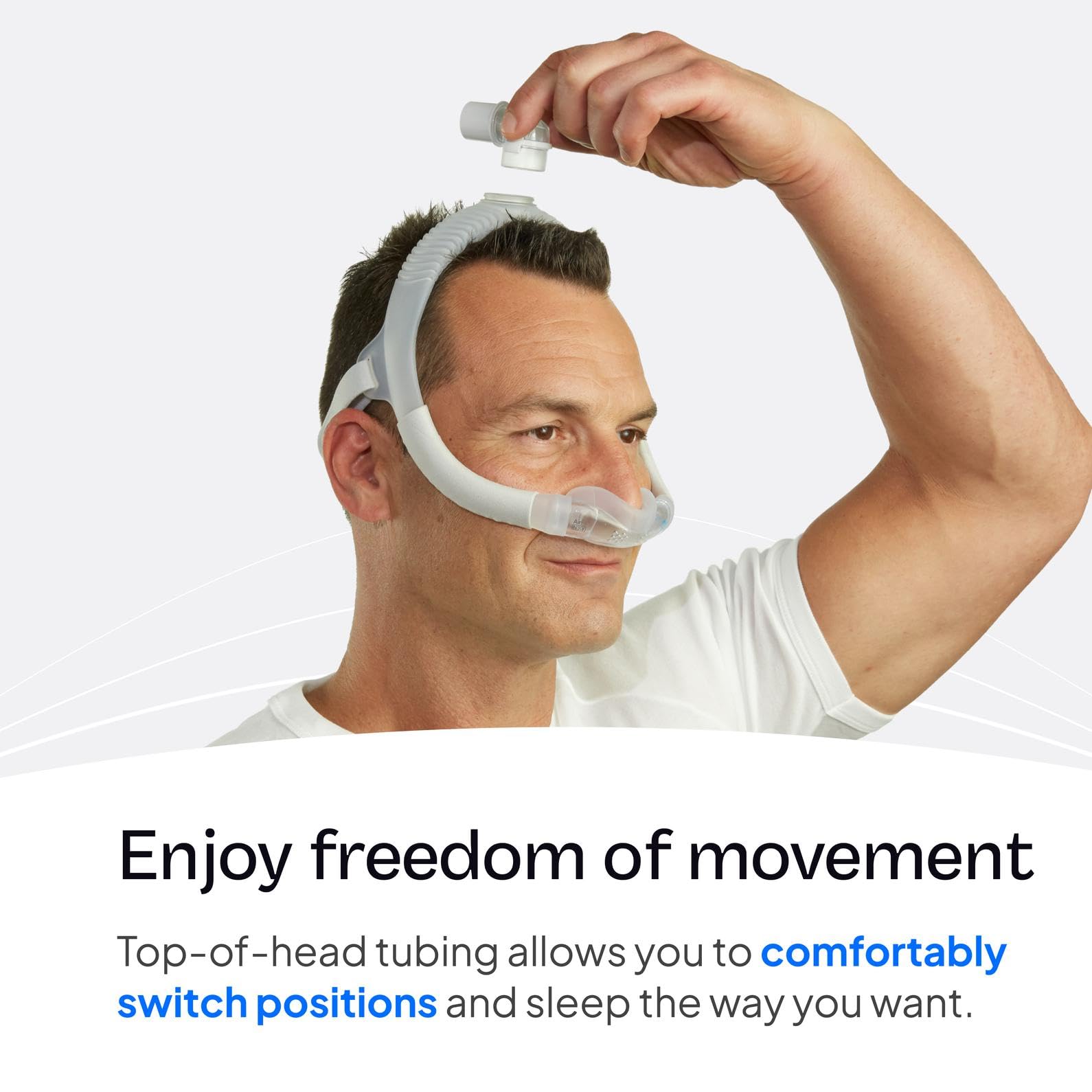 AirFit N30i berceau nasal petite-large : ajustement confortable pour un fit personnalisé
