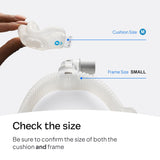 Coude ResMed AirFit N30i, connexion fiable pour un ajustement rapide et sûr.