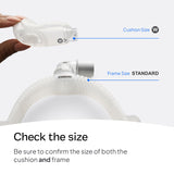 AirFit N30i: technologie QuietAir, réduction potentielle du bruit