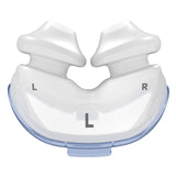 Coussin nasal ResMed AirFit P10 – remplacement précis pour un confort optimal durant le sommeil.