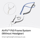 Ensemble cadre de remplacement AirFit P10 prêt à l’emploi.