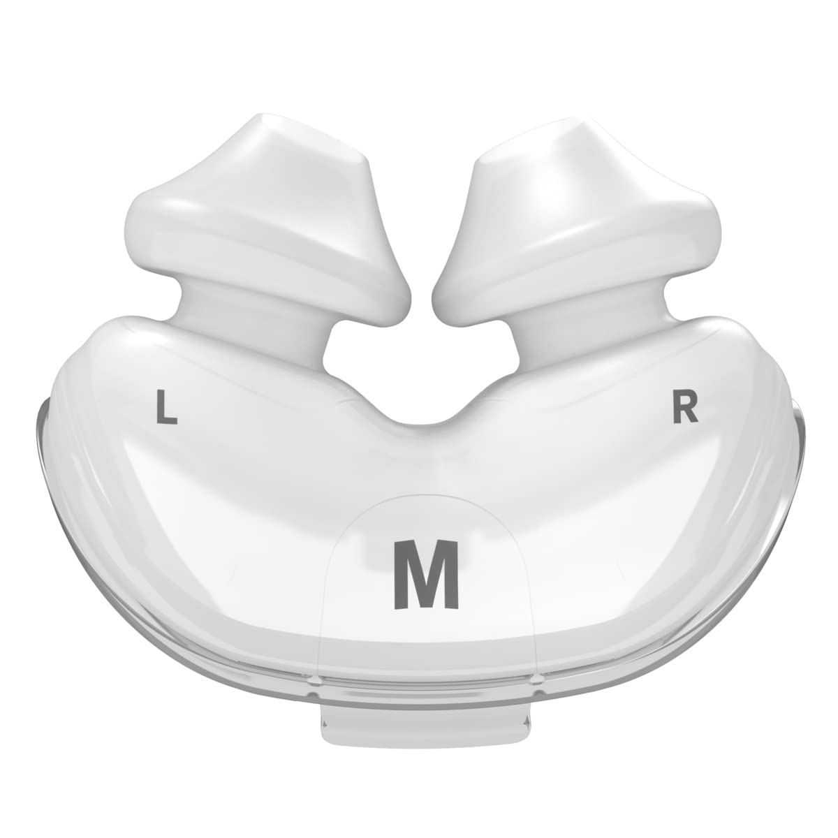 ResMed AirFit P10 – visuel 1 : coussin nasal moyen offrant confort et ajustement fiables.