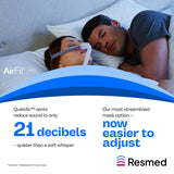 AirFit P10 stabilite du masque pendant le sommeil avec ce coussin