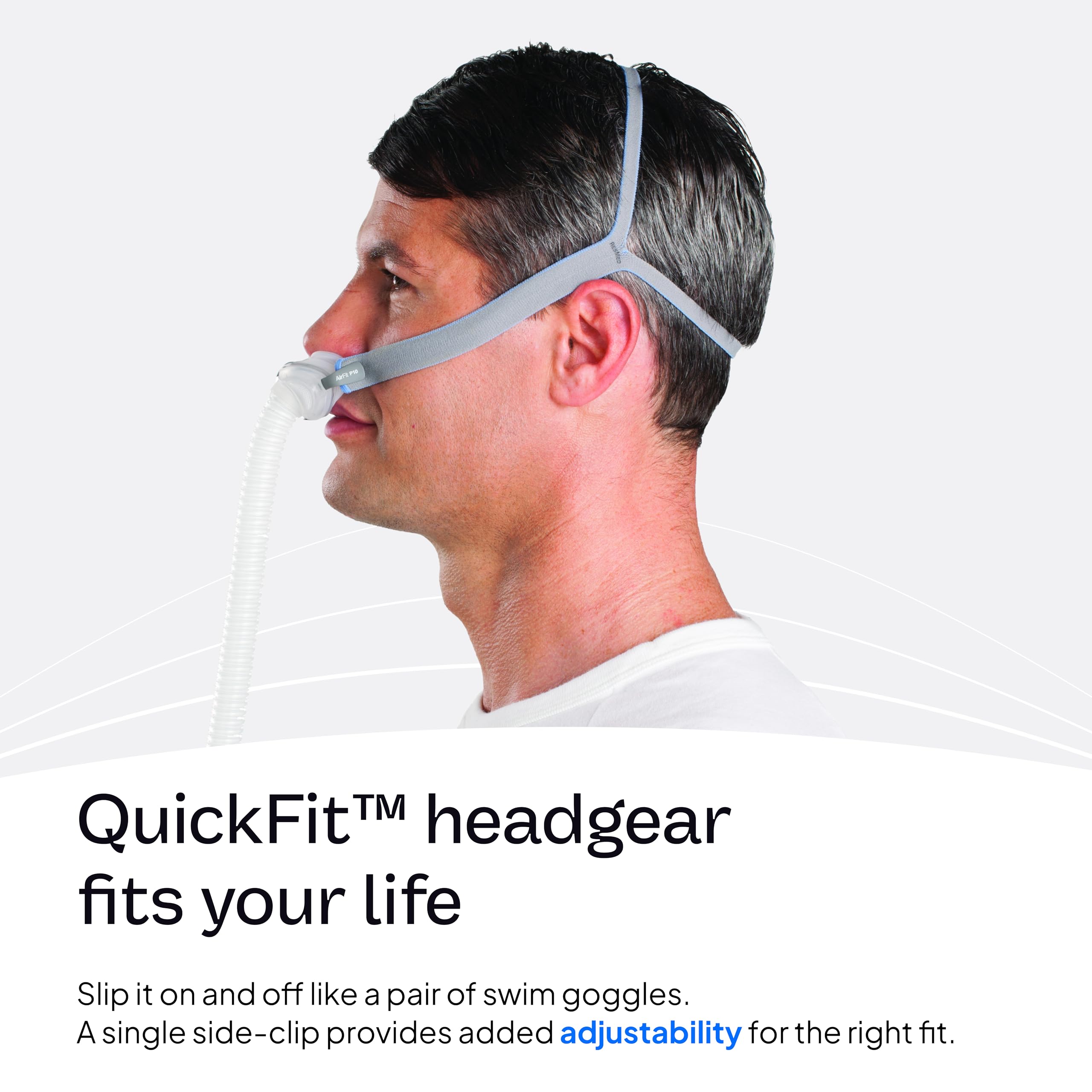 ResMed AirFit P10 système QuickFit pour ajustement rapide