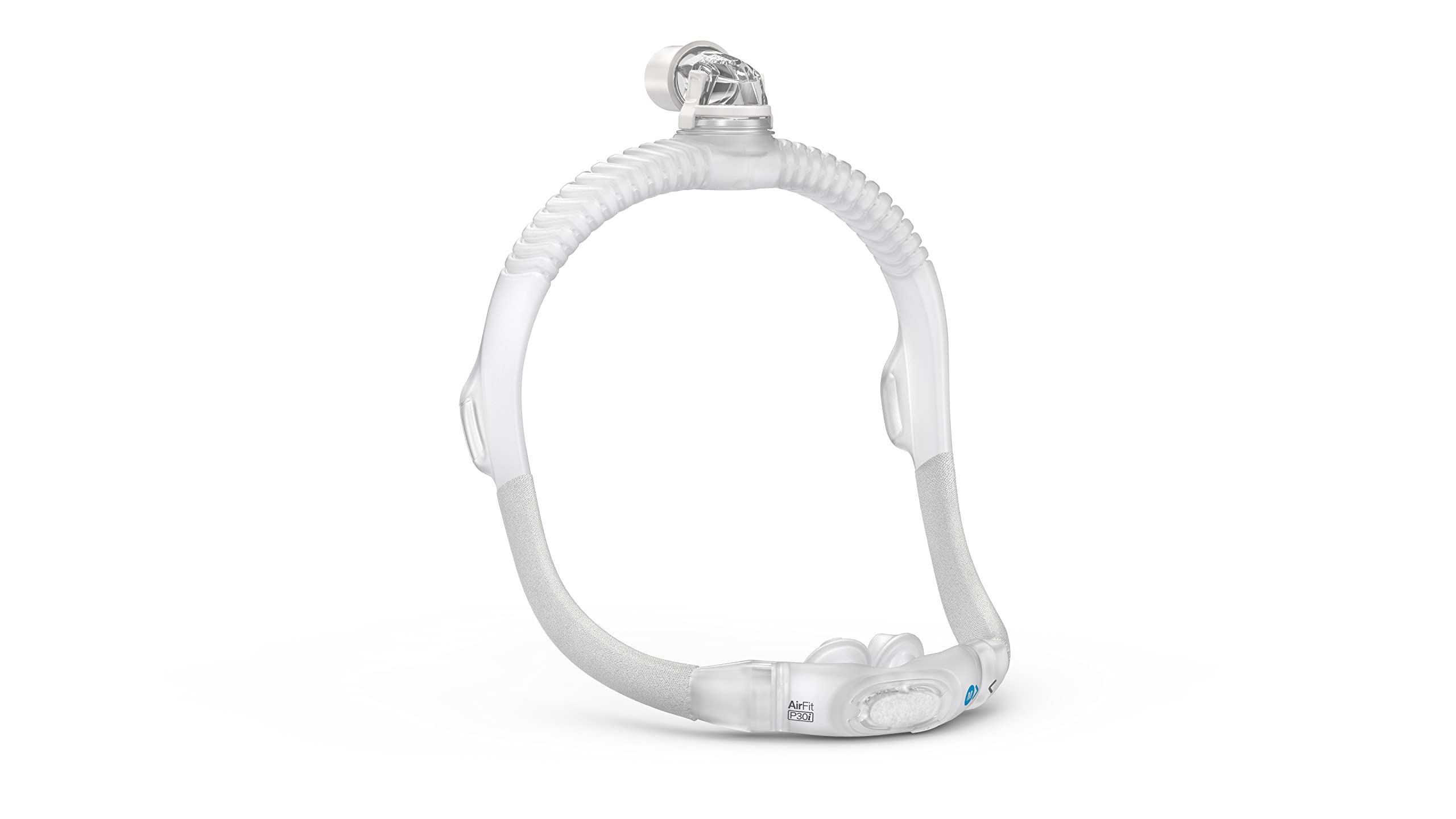 ResMed AirFit P30i cadre : cadre discret et maintien stable pour la nuit.