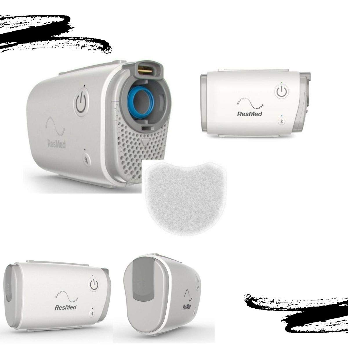 Filtre ResMed AirMini — filtration efficace contre fines particules et poussière.