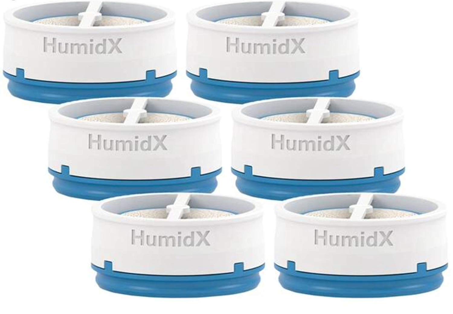 ResMed AirMini HumidX Pack 6: humidification sans eau pratique pour le CPAP en déplacement