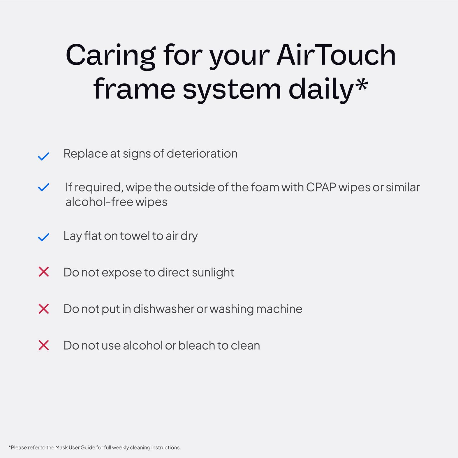 ResMed AirTouch N20, coussin nasal garantissant l’étanchéité.