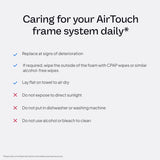 ResMed AirTouch N20, coussin nasal garantissant l’étanchéité.