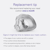 ResMed AirTouch N20 remplacement rapide du coussin.