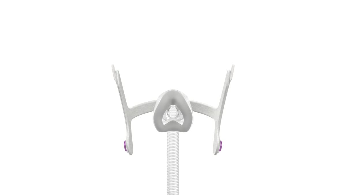 ResMed AirTouch N20 pour elle, cadre-armature léger pour mise en place rapide et stable.