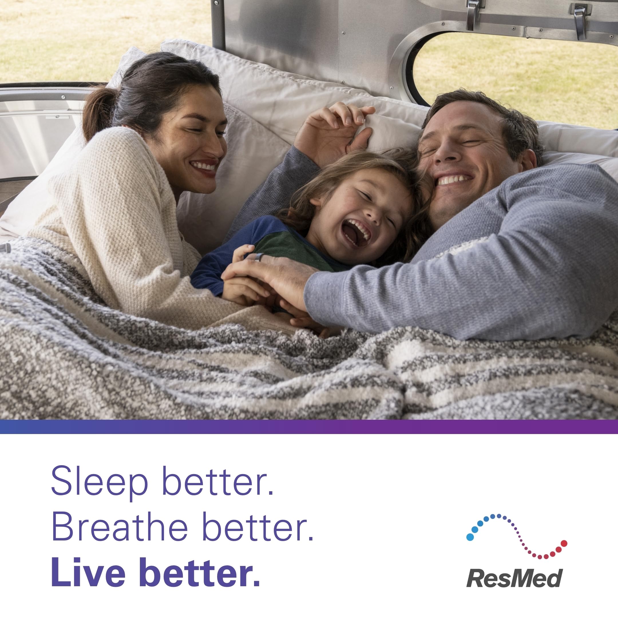 Système confort sommeil ResMed pour une expérience utilisateur améliorée.