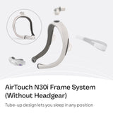 ResMed AirTouch N30i cadre SpringFit s'adapte facilement à votre visage