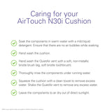ResMed AirTouch N30i, ventilation QuietAir pour une utilisation discrète.