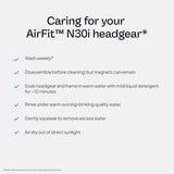 Harnais dédié pour AirFit N30i/P30i assure un ajustement fiable.