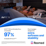 ResMed AirFit AirTouch F20 Headgear couleur bleu moderne et élégant