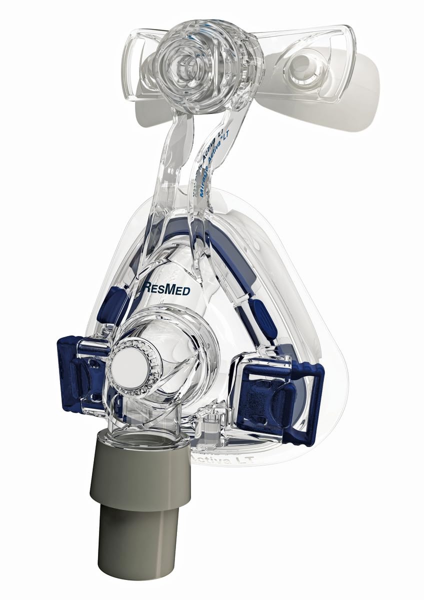 ResMed Mirage Activa LT cadre masque nasal taille grande, ajustement sûr pour le sommeil.