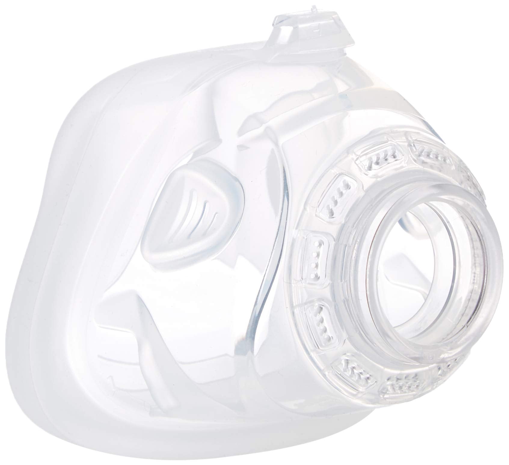 Coussin nasal en silicone ResMed Mirage FX, confort et étanchéité améliorés.