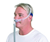 Cadre de remplacement ResMed Swift FX Petit, cadre nasal sans harnais, pour un réajustement rapide et confortable.