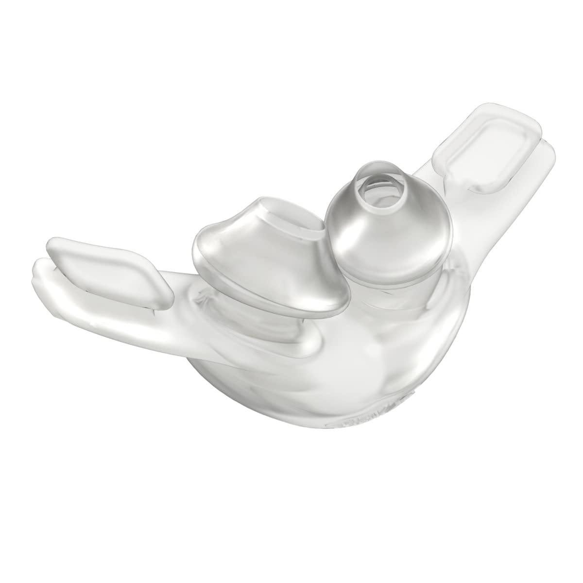 Coussin nasal Swift FX de ResMed, remplacement taille moyenne, ajustement confortable et fiable.