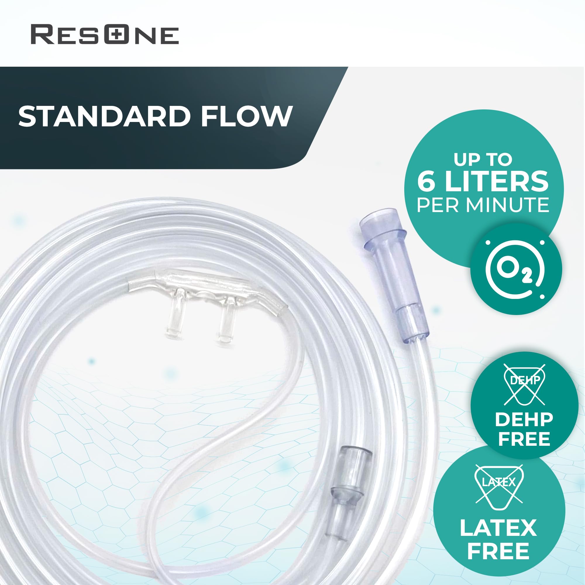 Cannule nasale ResOne confort ultra-doux adaptée à l usage à domicile ou en déplacement.