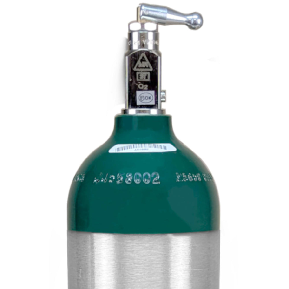 ResOne cylindre d’oxygène portable B avec vanne CGA-870, pratique en déplacement.