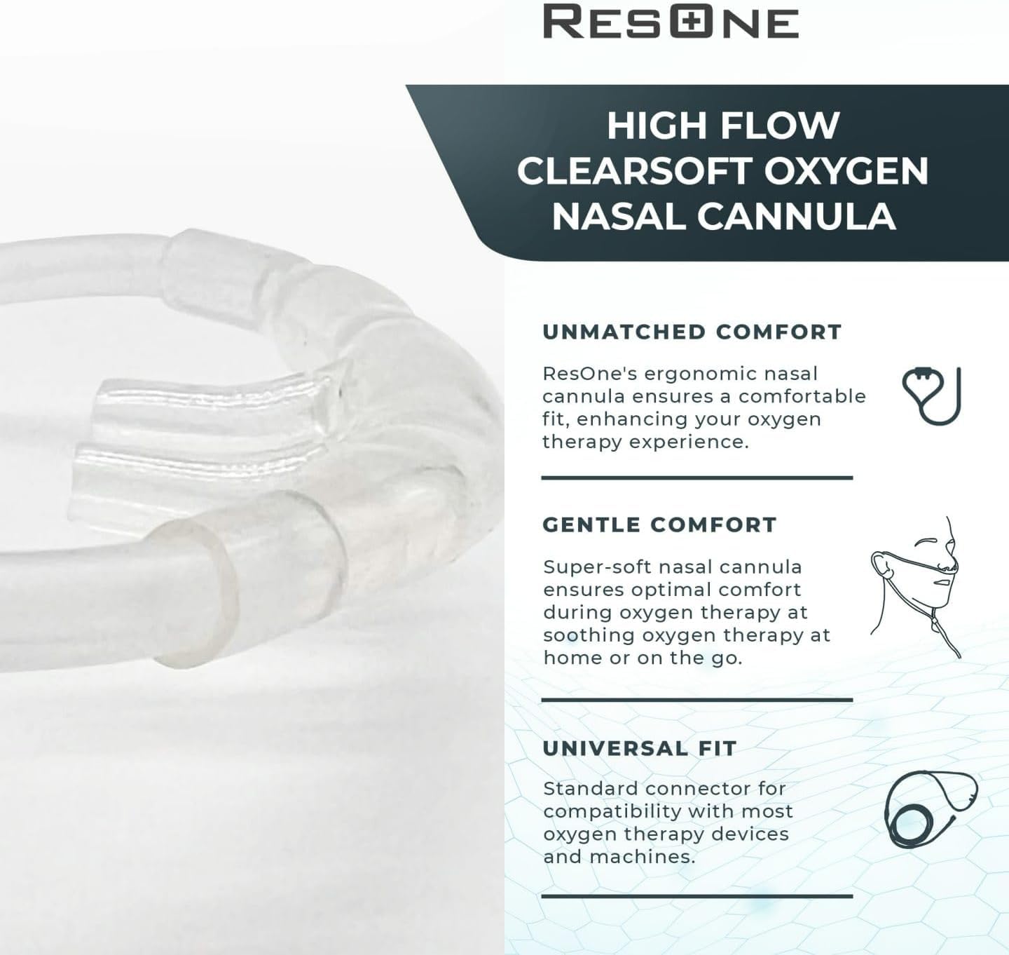 ResOne embout nasal doux: ajustement délicat et confort quotidien