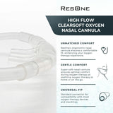 ResOne embout nez doux pour un confort accrû pendant l’oxygène.