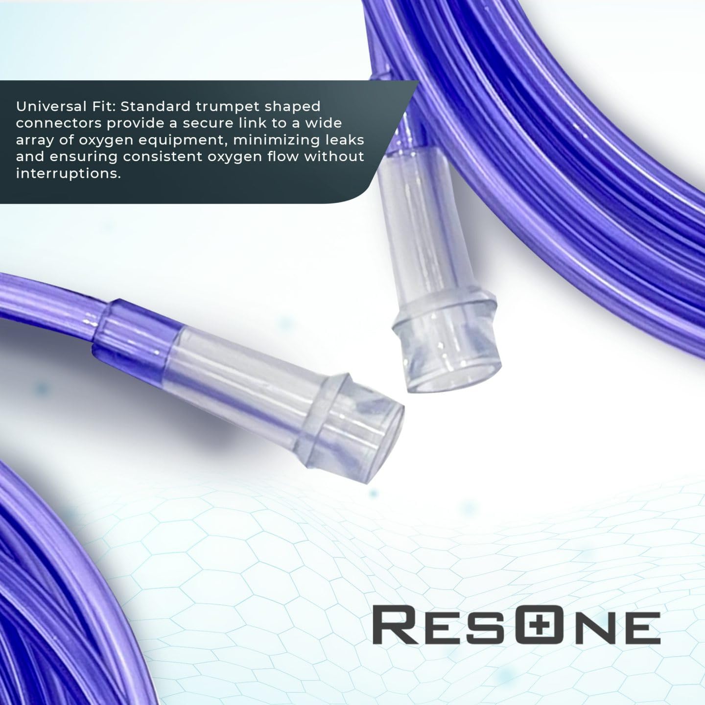 ResOne tuyau d’oxygène utilisation confortable à domicile.