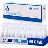 Resp-Ease 7% – bouteille 240 ml, rinçage nasal et hydratation des voies respiratoires.