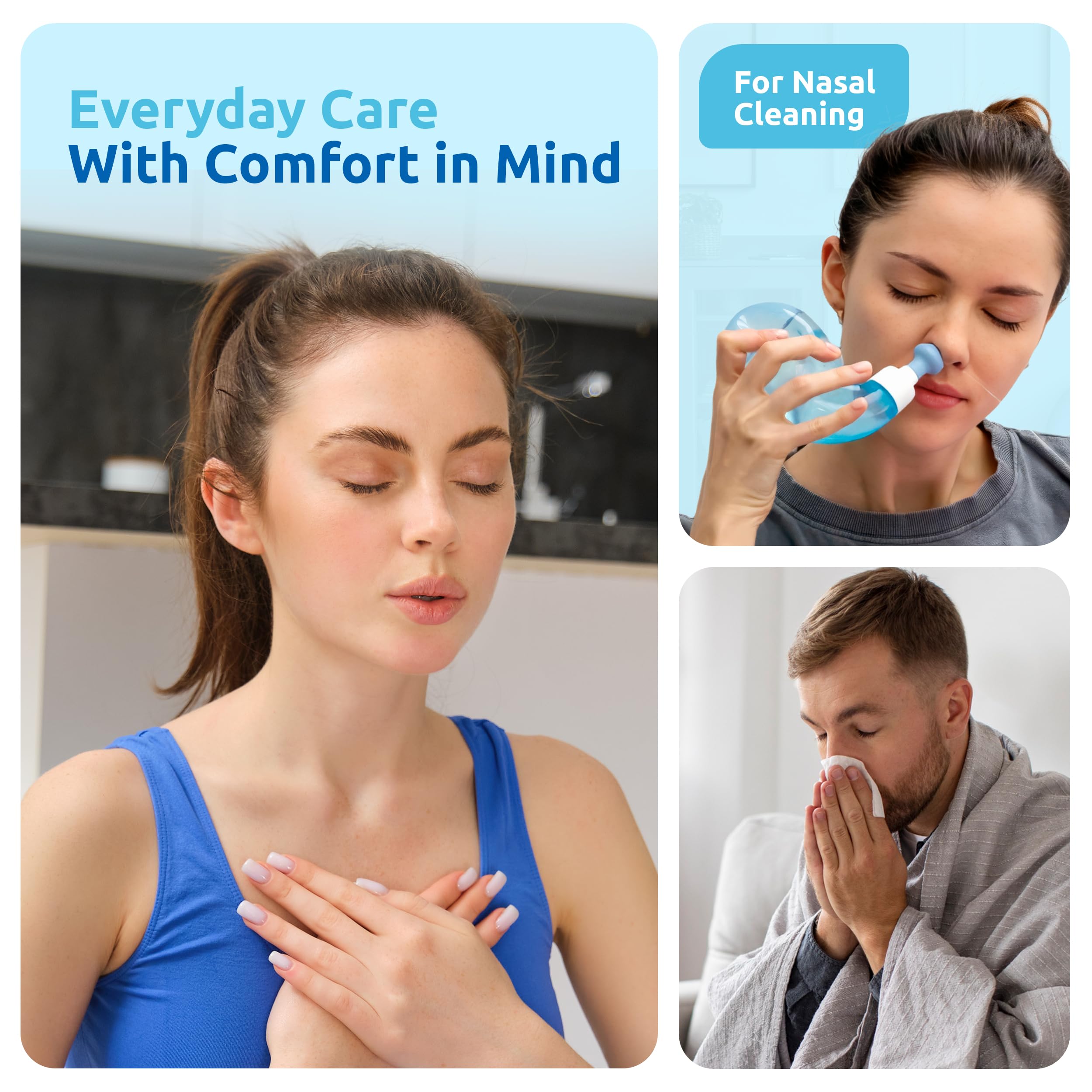 Resp-Ease 7% – format compact et sans fuite pour l’emporter.