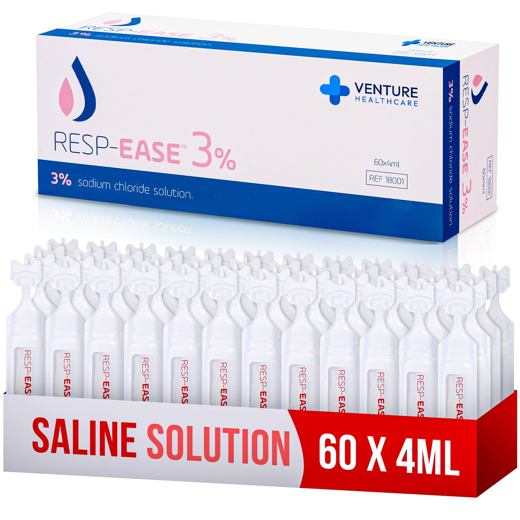Resp-Ease ampoules 4ml rinçage nasal rapide et pratique