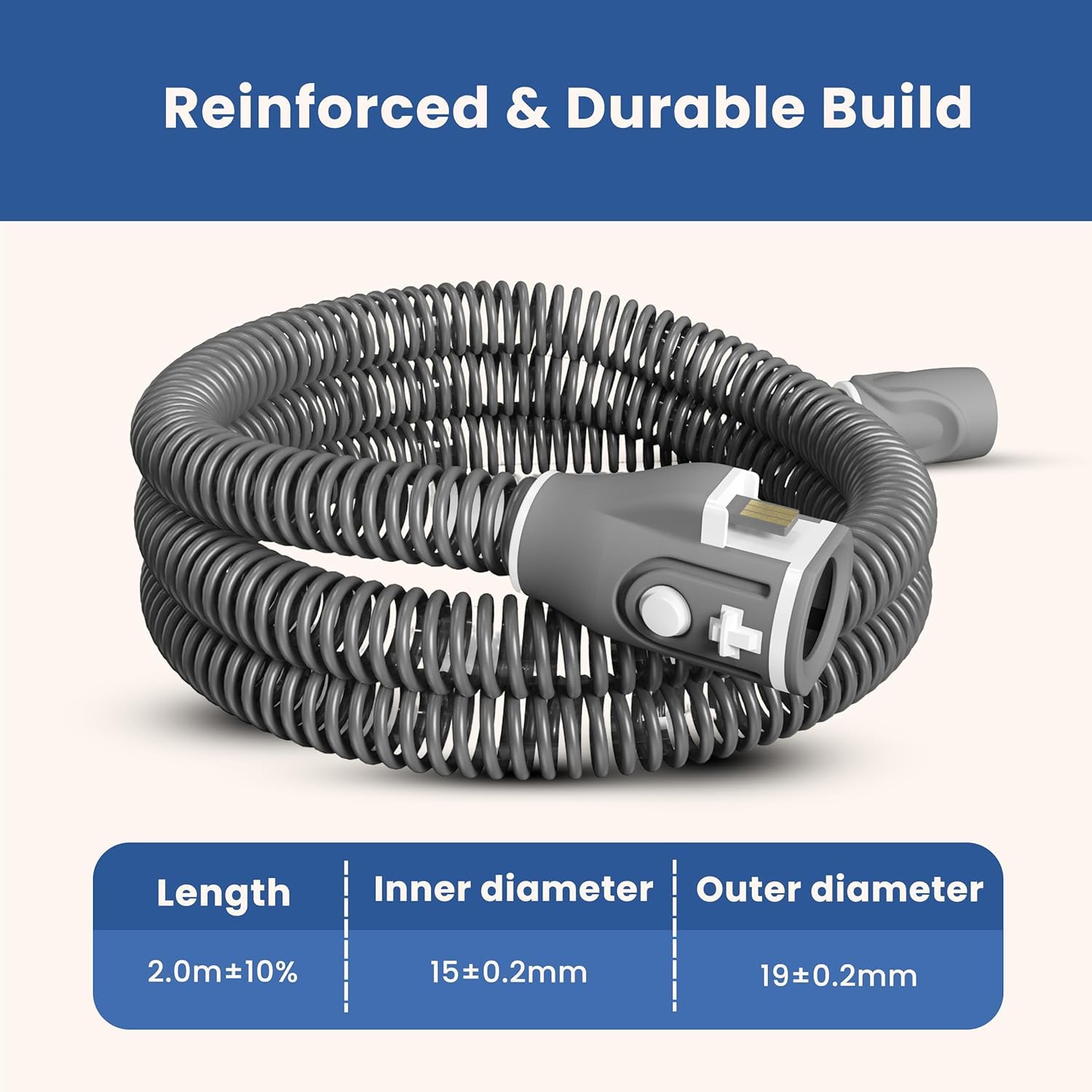 RespiraX tuyau compatibilite Air Sense 10, utilisation durable et simple