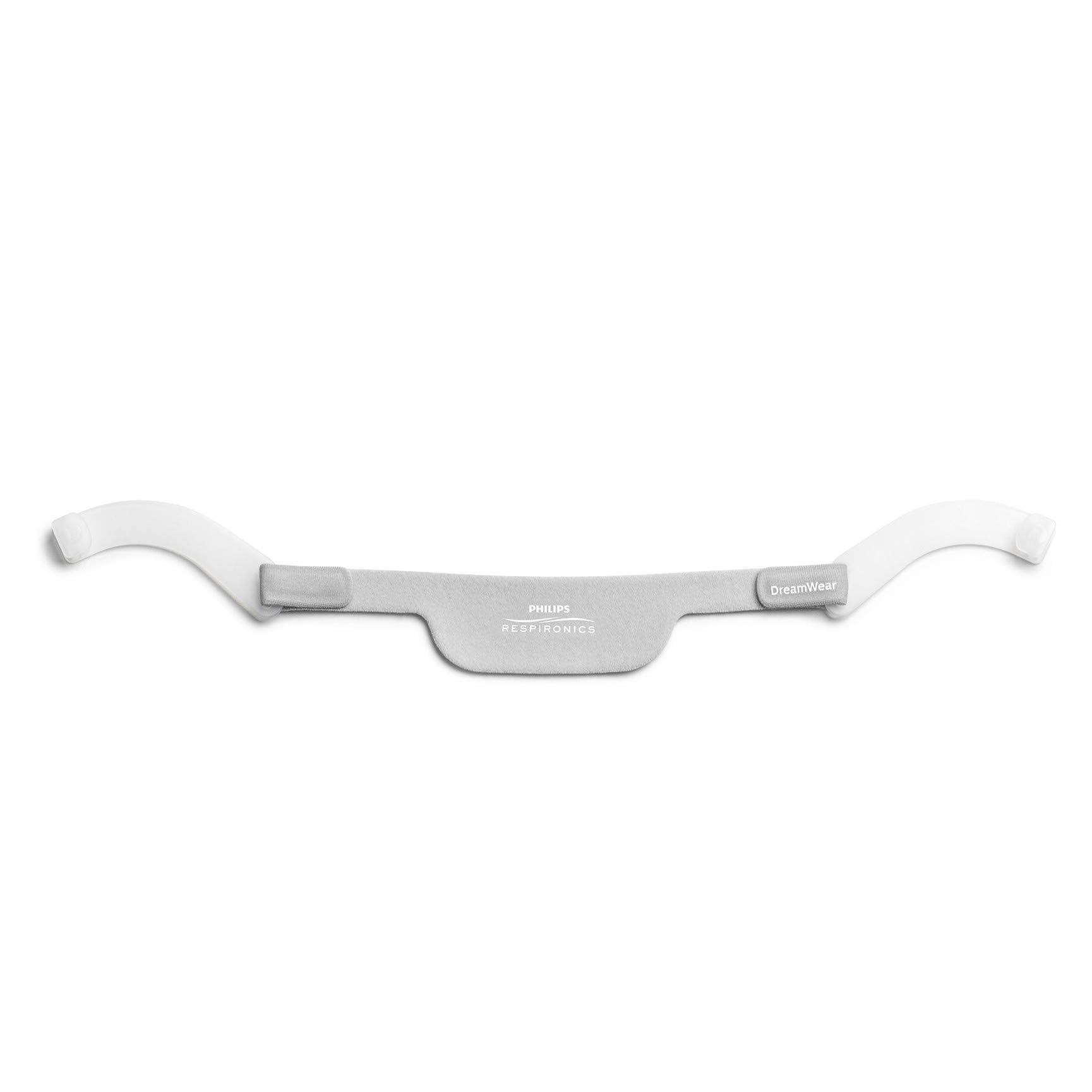 Harnais Respironics DreamWear bras au-dessus des oreilles pour un maintien stable pendant la nuit