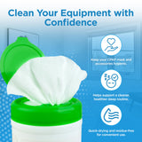 RespLabs CPAP Wipes formule douce sans alcool pour usage quotidien.