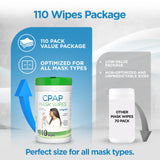 RespLabs CPAP Wipes pratique en voyage pour l'entretien nocturne.
