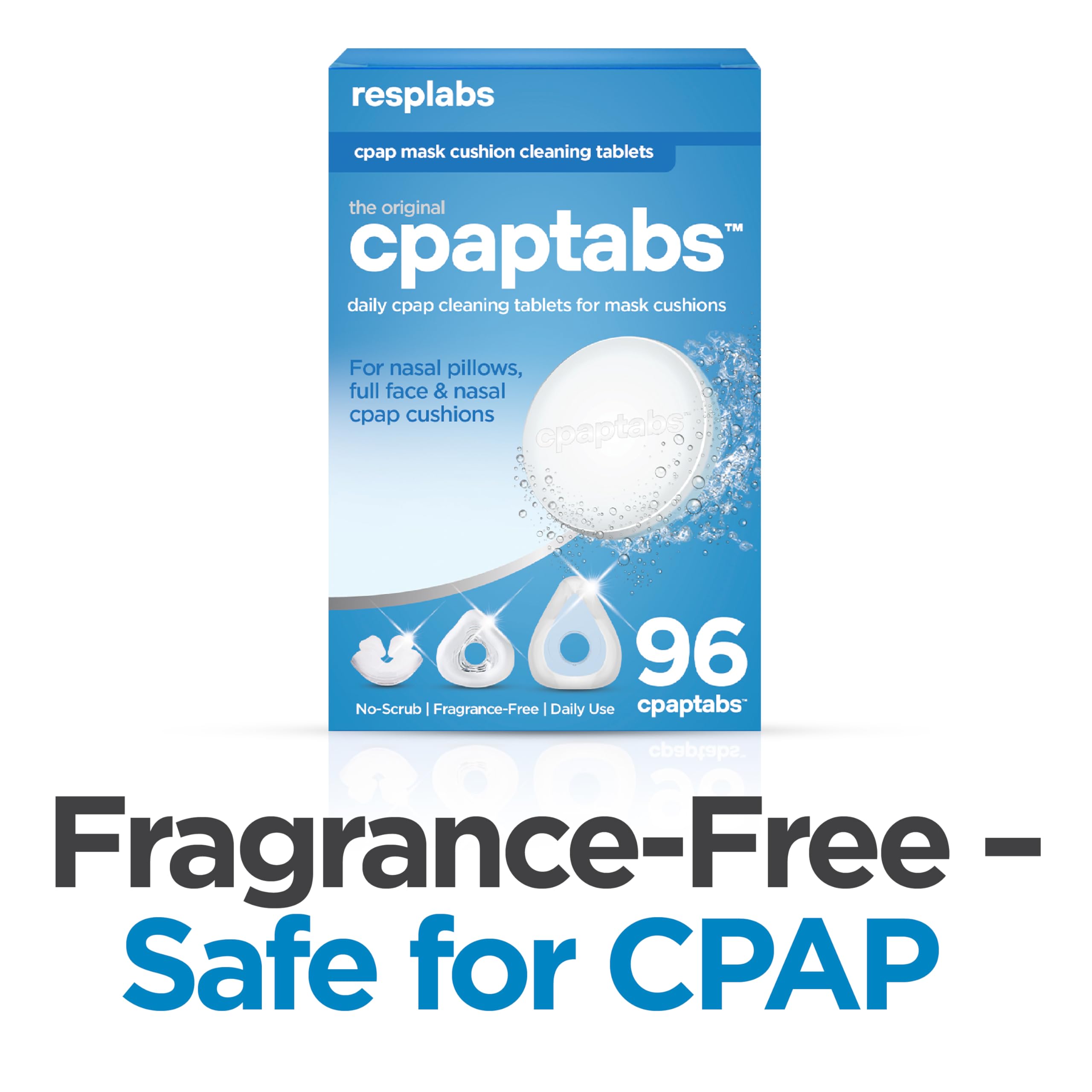 Préparation simple d'entretien CPAP avec RespLabs, dissolution et trempage aisés