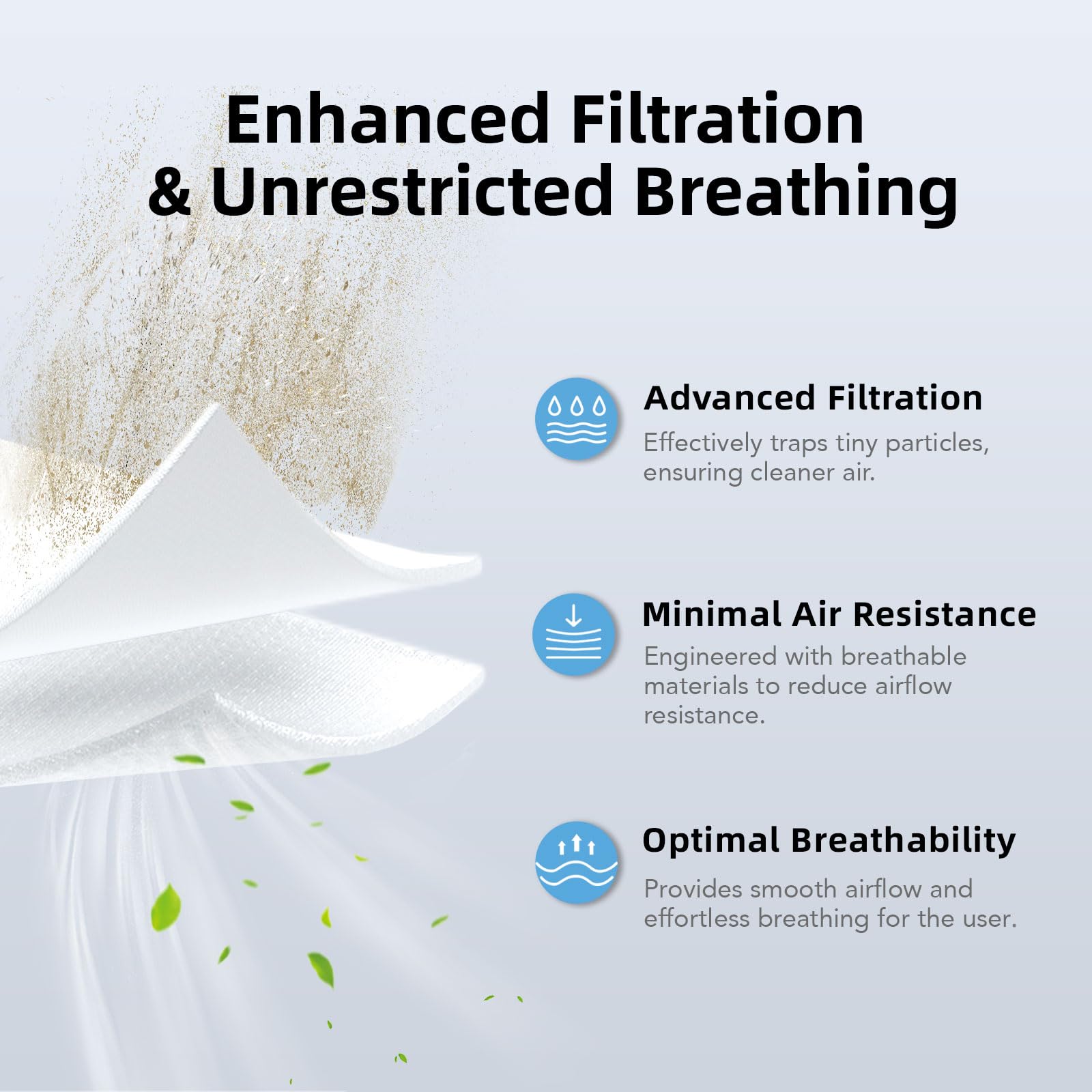 RespWave kit filtres AirSense11 20 pièces protège l’appareil des particules.