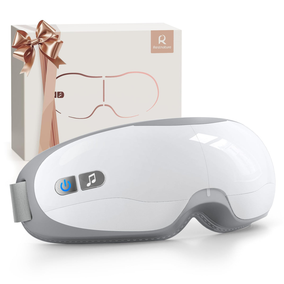 Masque yeux Restnature dans une élégante boîte cadeau prête à offrir.