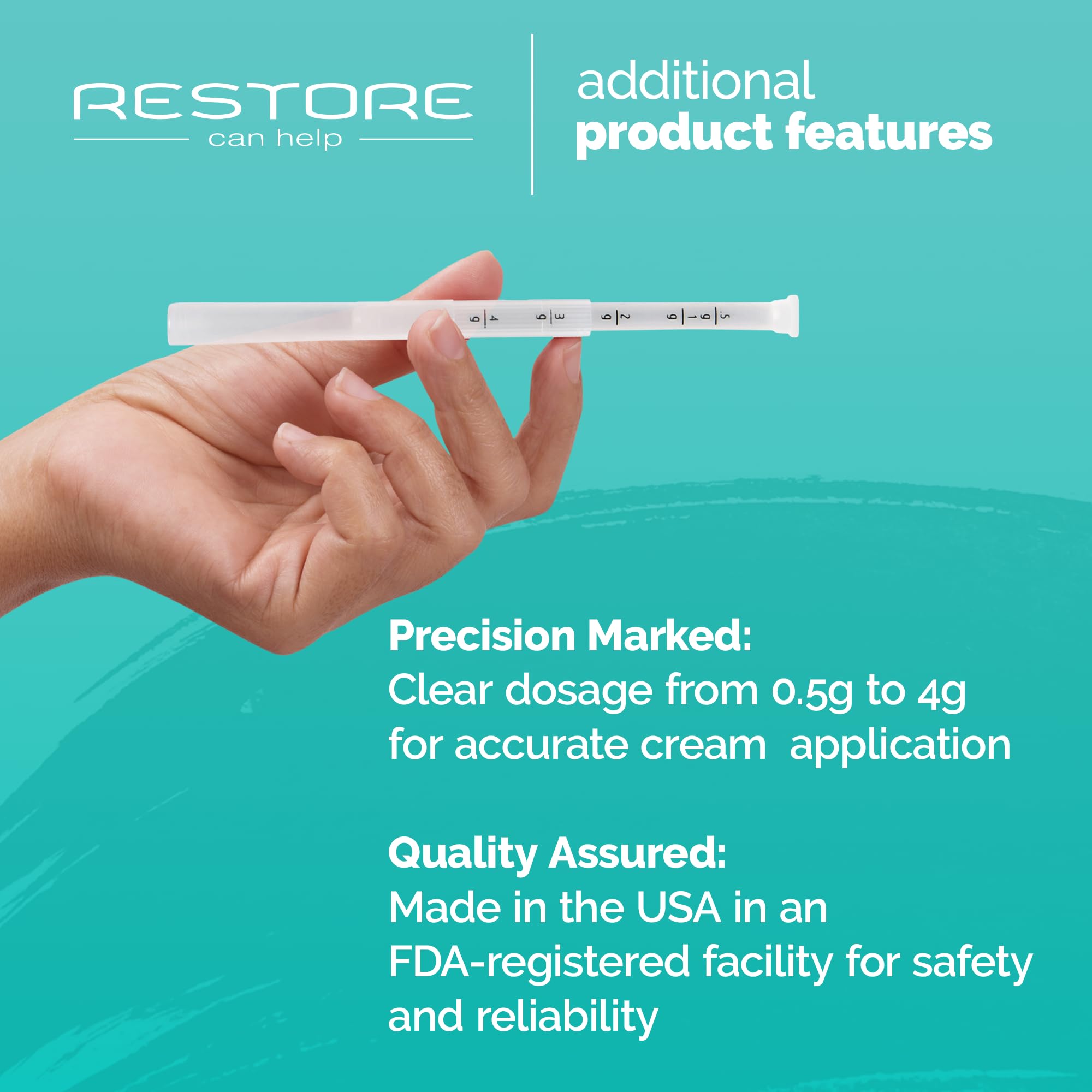 Restore Can Help - compatibilité avec crèmes Estrace, Premarin et Preseed en vente libre.