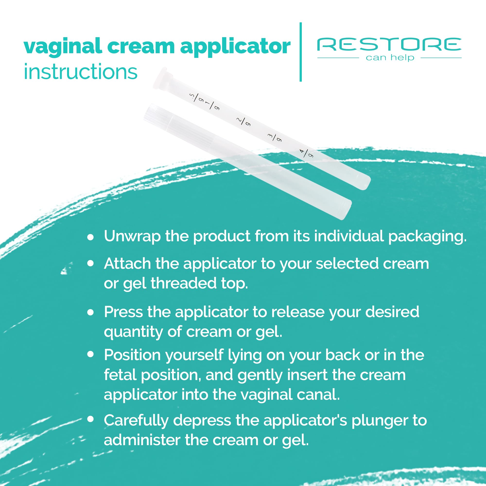 Restore Can Help - embout confort pour une application facile et douce.