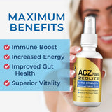 Results RNA ACZ Nano Zeolite – contenu 120 ml prêt à l’emploi pour la détoxification éventuelle.