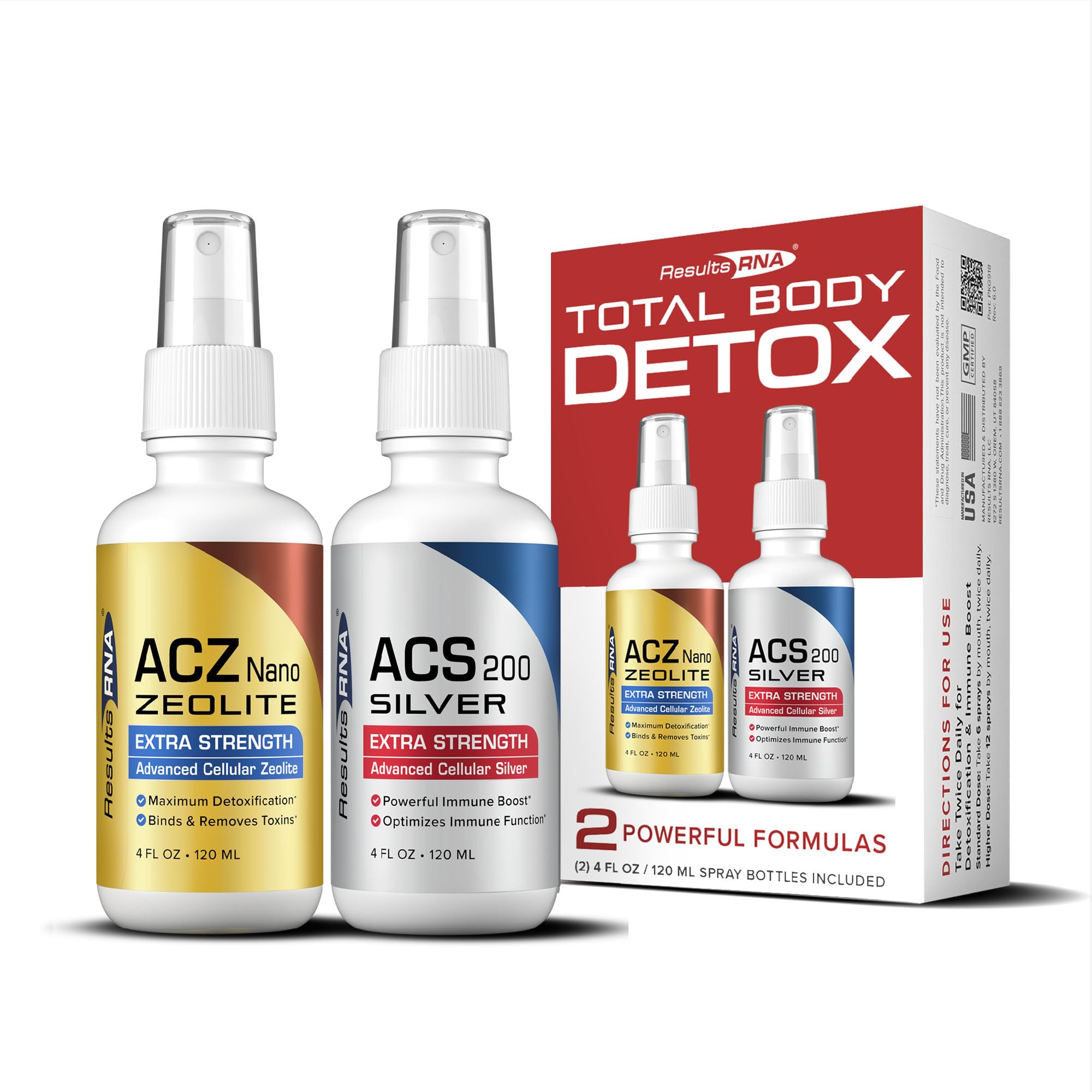 Results RNA Detox Total Corps, spray intra-oral pour soutien quotidien.