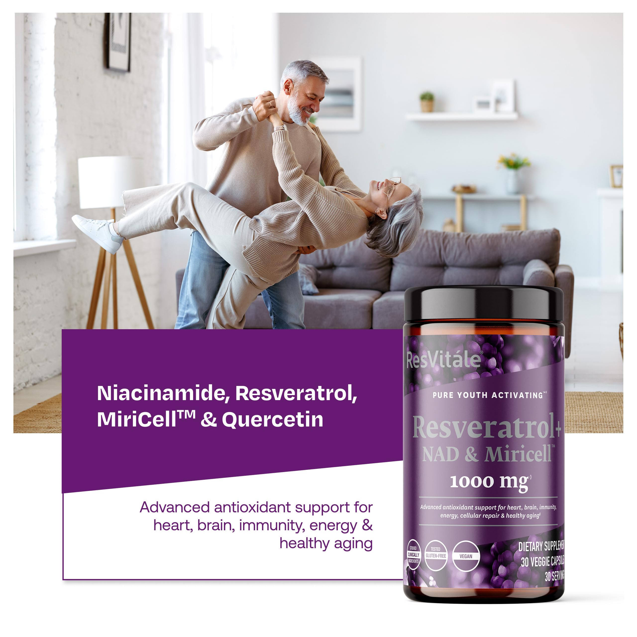 ResVitále – dosage pratique, 30 capsules, routine simplifiée.