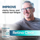 Prise quotidienne facile de Retina Clear pour un soutien oculaire durable.