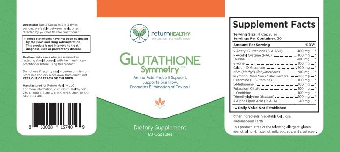 Routine quotidienne Return Healthy Glutathione Symmetry facile à intégrer dans votre journée.
