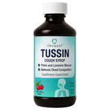 Sirope Revasol Tussin en bouteille au goût cerise, soutien des voies respiratoires.