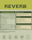 REVERB ashwagandha et champignons: mélange visuel illustrant le soutien mental.